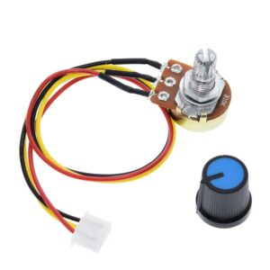 Потенциометър 10K Ohm WH148  с Кабел и Копче