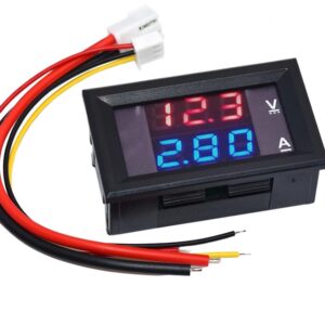 DC 0-100V 10A Дигитален Ампер-Волтметър