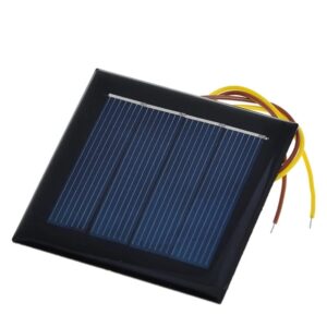Поликристален Соларен Панел с Кабел 2V 0.2W 100mA 54*54ММ