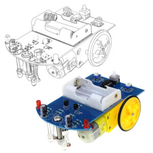 Направи си сам - Smart кола (следяща линия)