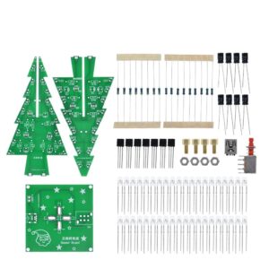 Триизмерно 3D коледно дърво LED комплект Направи си сам