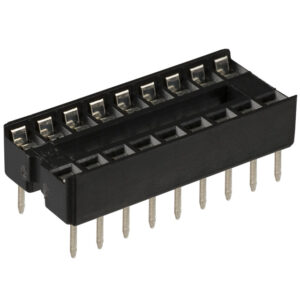 Цокъл DIP за интегрални схеми, 18pin, растер 2.54mm