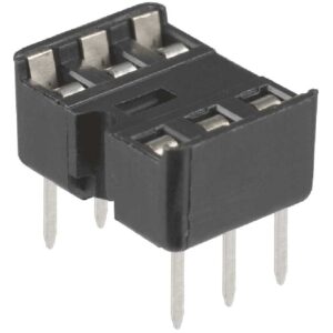 Цокъл DIP за интегрални схеми, 6pin, растер 2.54mm