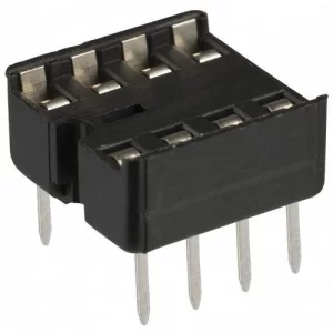 Цокъл DIP за интегрални схеми, 8pin, растер 2.54mm