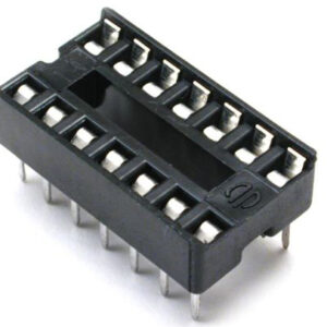 Цокъл DIP за интегрални схеми, 16pin, растер 2.54mm