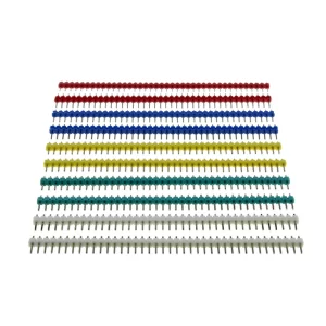 2.54mm 1×40 Мъжки Конектори - Различни Цветове