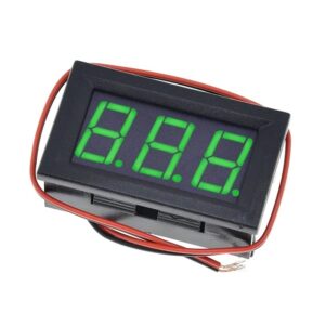 0.56inch 4.5-30V Двужилен LED Волтметър - Зелен