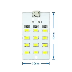 LED Панел за вграждане Micro USB 12 bit