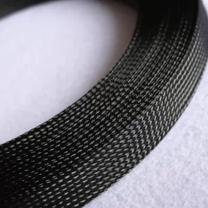 Оплетка за кабел PET 2mm вътрешен диаметър - Черна