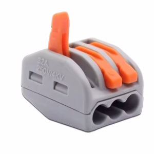 Клема, бърза връзка 250V, 32A, 0.08~2.5mm2, тройна