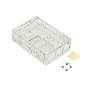 Защитен комплект: ABS кутия за Raspberry Pi 3B/2/3B+, Прозрачен