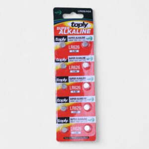 Плоска батерия LR626, 1.5VDC, 10mAh, литиева, toply