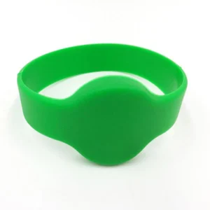 Силиконова NFC гривна - Зелена