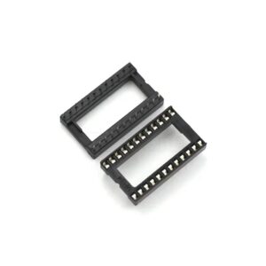 Цокъл DIP за интегрални схеми, 24pin, 15.24mm, растер 2.54mm